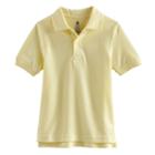 Boys 4-7 Chaps Pique School Uniform Polo, Boy's, Size: Small, Yellow Oth
