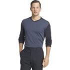 Men's Van Heusen Jaspe Classic-fit Colorblock V-neck Sweater, Size: Xxl, Blue Other