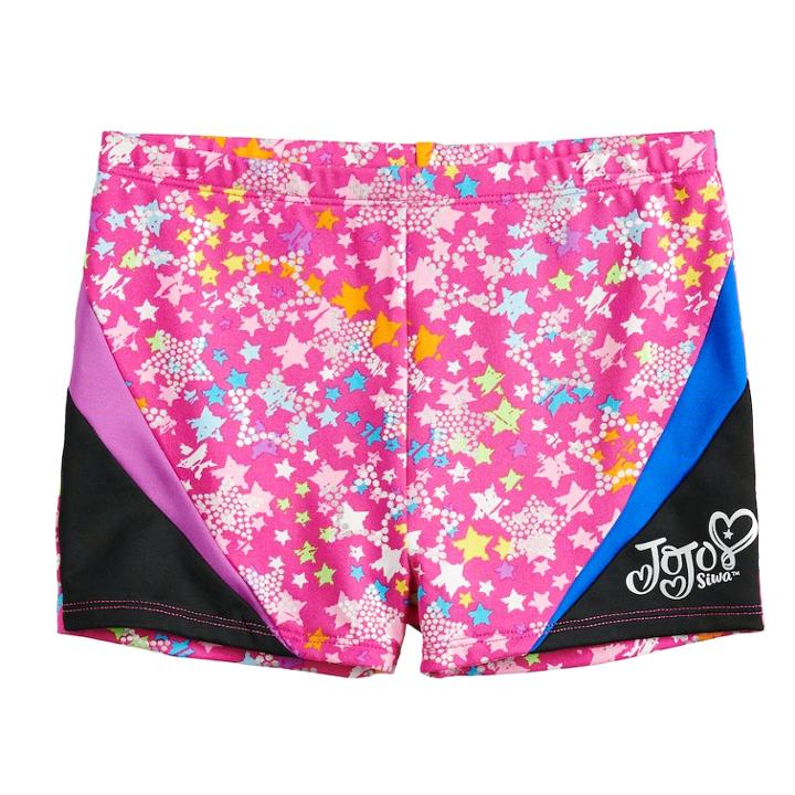 Girls 4-14 Jojo Siwa By Danskin Sparkle Star Dance Shorts, Size: Xs, Pink