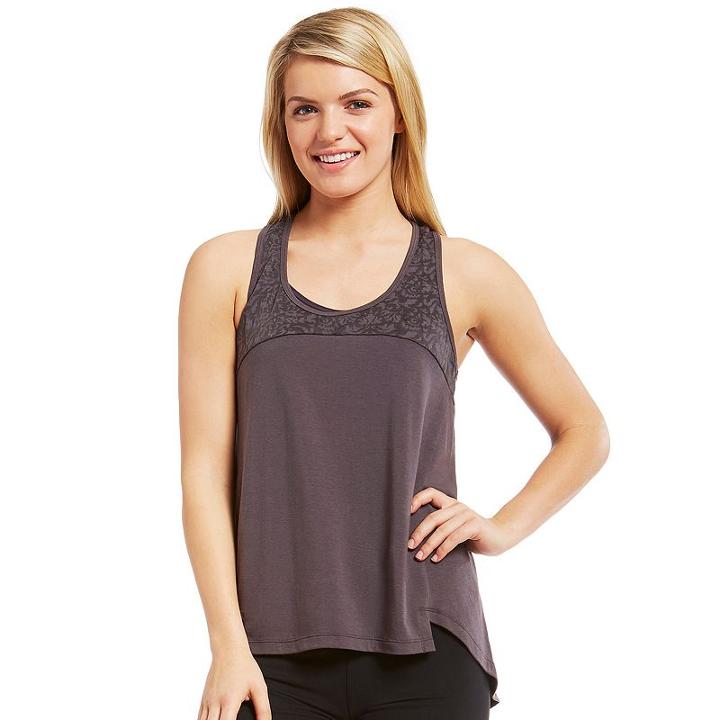 Women's Balance Collection Shiloh Yoga Tank, Size: Small, Dark Grey