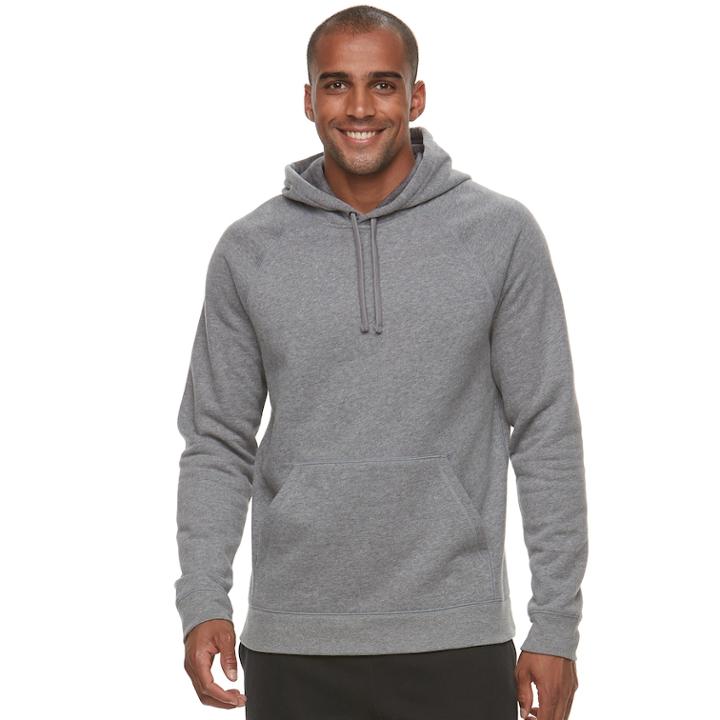 Men's Tek Gear&reg; Ultra Soft Fleece Pull-over Hoodie, Size: Medium, Oxford