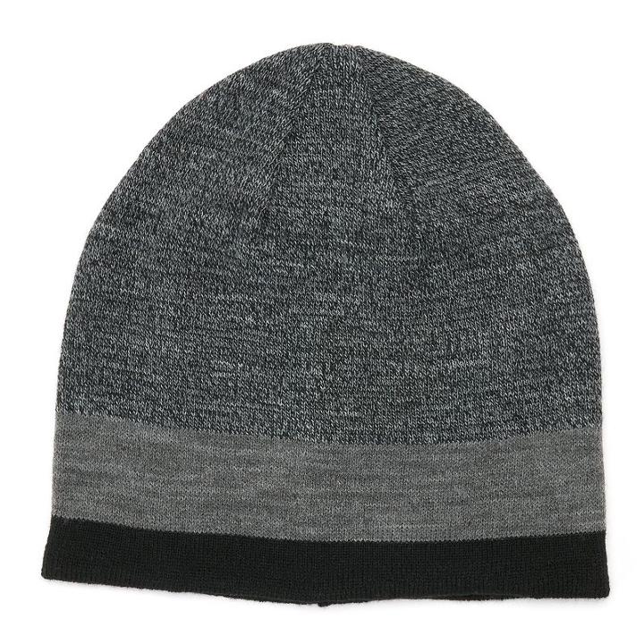 Men's Apt. 9&reg; Marled Knit Beanie, Silver