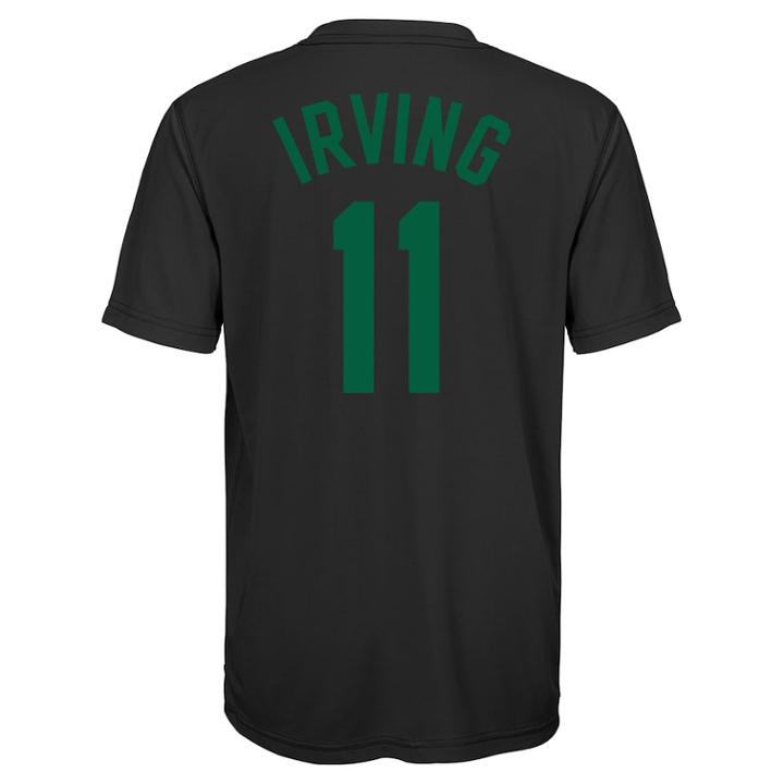 Boy's 8-20 Boston Celtics Kyrie Irving Name & Number Performance Tee, Size: L 14-16, Black
