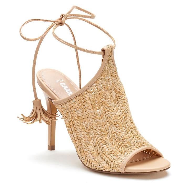 Style Charles By Charles David Rules Women's High Heel Sandals, Girl's, Size: Medium (6), Lt Beige