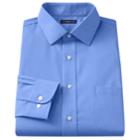 Men's Croft & Barrow&reg; Classic-fit Easy Care Solid Spread-collar Dress Shirt, Size: 14.5-32/33, Blue