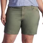Plus Size Lee Chino Bermuda Shorts, Women's, Size: 16 - Regular, Lt Green