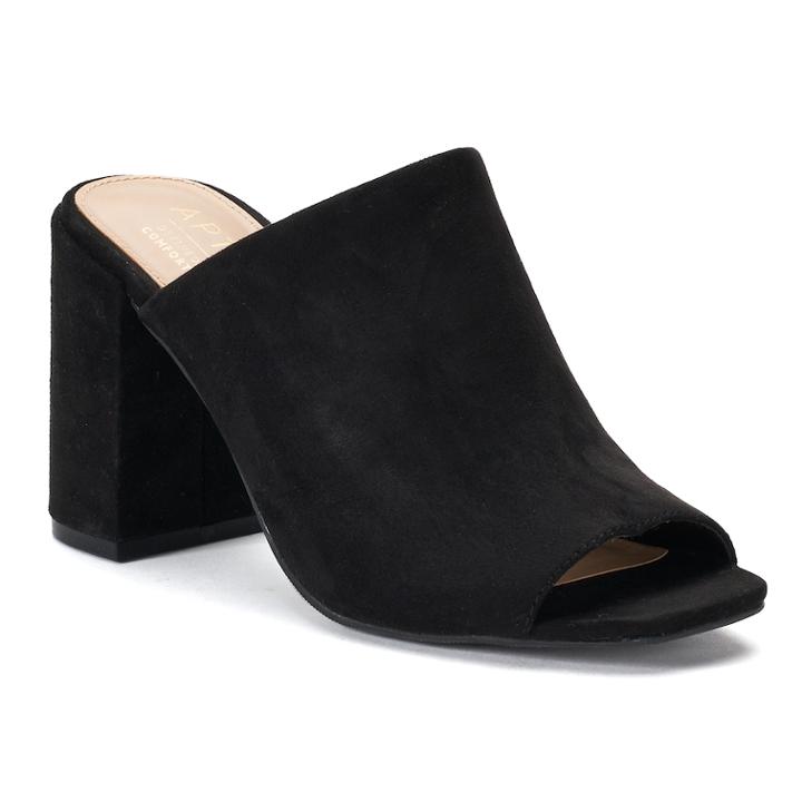 Apt. 9&reg; Offsite Women's Mules, Size: 7.5, Black