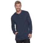 Men's Sonoma Goods For Life&trade; Slim-fit Supersoft Hoodie Tee, Size: Large, Dark Blue