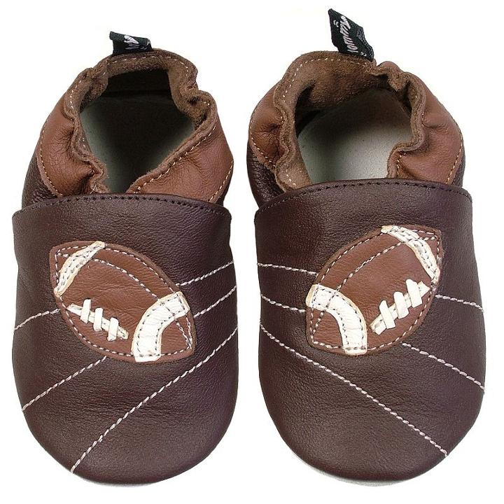Tommy Tickle Football Shoes - Baby, Infant Boy's, Size: 12-18month, Brown