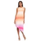 Women's Apt. 9&reg; Asymmetrical Shift Dress, Size: Xl, Pink