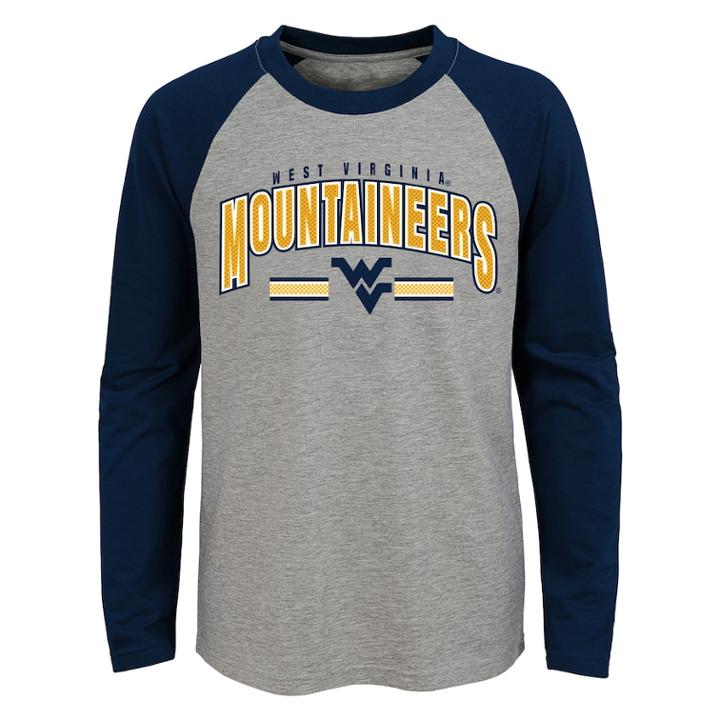 Boys 4-18 West Virginia Mountaineers Audible Tee, Size: 6-7, Grey