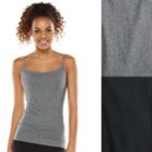 Juniors' So&reg; 2-pack Perfect Cami, Teens, Size: Xs, Black