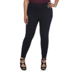 Plus Size Jennifer Lopez Jeggings, Women's, Size: 18 W, Dark Blue