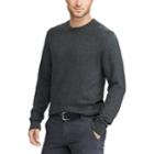 Men's Chaps Classic-fit Birdseye Crewneck Sweater, Size: Xl, Black