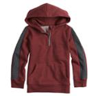Boys 4-12 Sonoma Goods For Life&trade; Quarter Zip Pullover Hoodie, Size: 6, Drk Purple