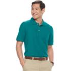 Men's Croft & Barrow&reg; Pique Performance Polo, Size: Xl, Turquoise/blue (turq/aqua)