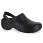 Easy Works By Easy Street Time Women's Work Clogs, Size: Medium (11), Black