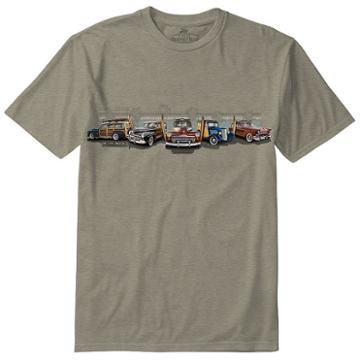 Men's Newport Blue Woodie Cruise Tee, Size: Xl, Beige Oth