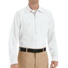Big & Tall Red Kap Classic-fit Industrial Button-down Work Shirt, Men's, Size: Xxl Tall, White