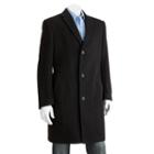 Men's Jean-paul Germain Classic-fit Jeffery 38-in. Wool-blend Top Coat, Size: 44 Long, Black