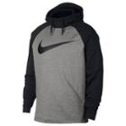 Men's Nike Therma Swoosh Hoodie, Size: Large, Grey