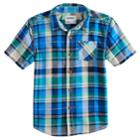 Boys 4-7 Sonoma Goods For Life&trade; Plaid Shirt, Size: 5, Med Blue