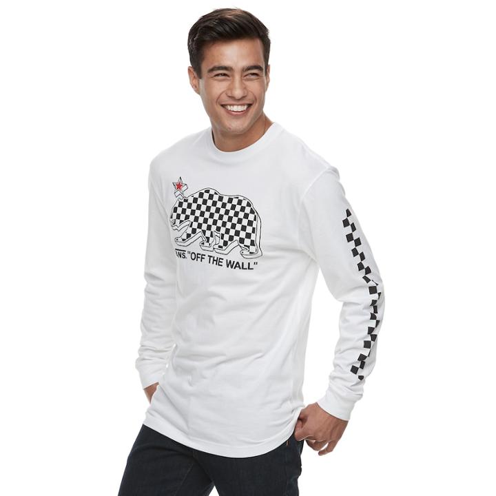 Men's Vans Honey Drive Tee, Size: Large, White