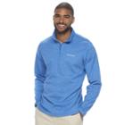 Men's Columbia Dunsire Point Classic-fit Colorblock Fleece Quarter-zip Pullover, Size: Large, Brt Blue