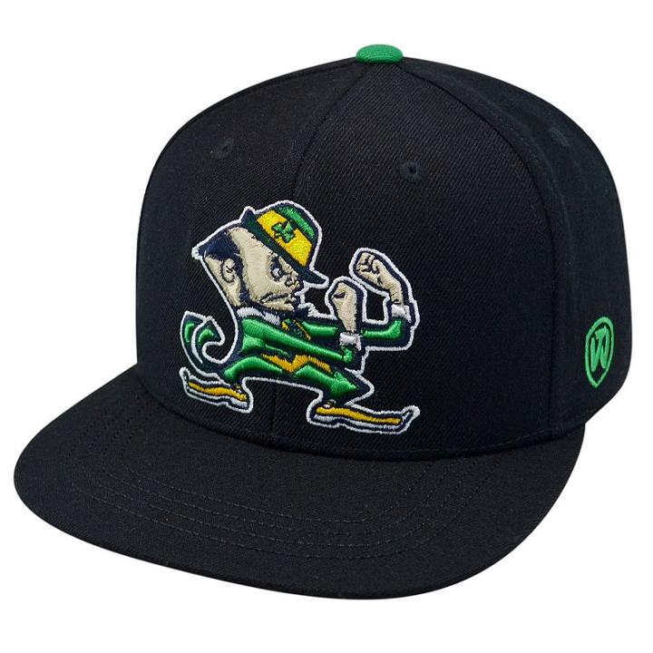 Adult Top Of The World Notre Dame Fighting Irish Xplosion Adjustable Cap, Black