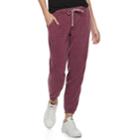 Juniors' So&reg; Drawstring Jogger Sweatpants, Teens, Size: Small, Drk Purple