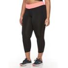 Plus Size Tek Gear&reg; Colorblock Crop Leggings, Women's, Size: 3xl, Black