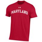 Men's Under Armour Maryland Terrapins Performance Tee, Size: Xl, Red