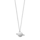 Lc Lauren Conrad Planet Pendant Necklace, Women's, Silver