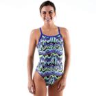Women's Dolfin Winners V-2 Open-back One-piece Swimsuit, Size: 30 Comp, Silver