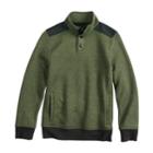 Boys 8-20 Urban Pipeline&reg; Fleece Mockneck Sweater, Size: Medium, Dark Green