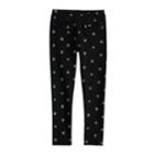Disney's Minnie Mouse Girls 4-7 Glittery Heart Leggings By Jumping Beans&reg;, Size: 6, Black