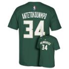 Men's Adidas Milwaukee Bucks Giannis Antetokounmpo Name & Number Tee, Size: Xxl, Green