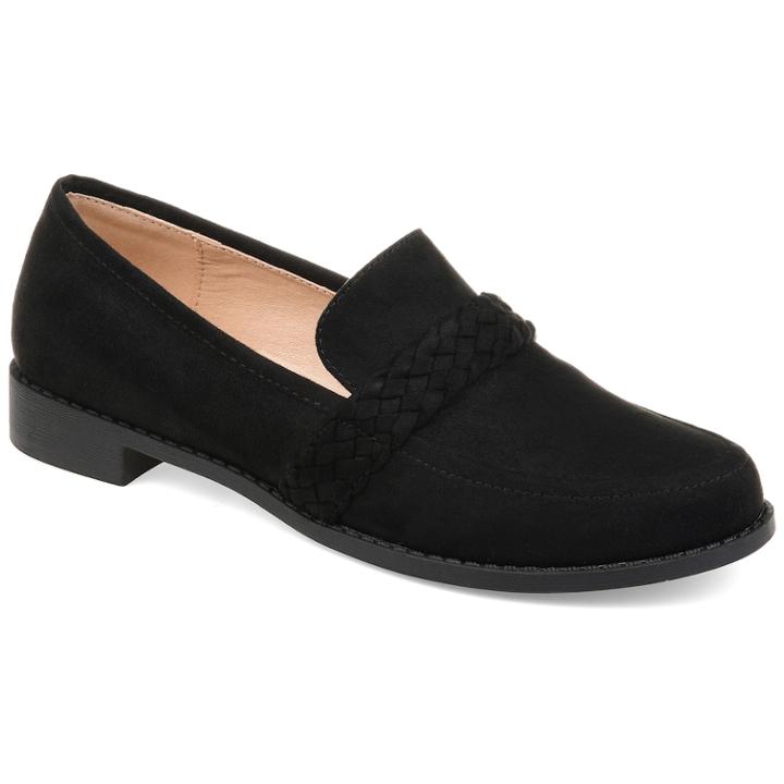 Journee Collection Hilari Women's Loafers, Size: 12, Black