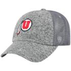 Adult Top Of The World Utah Utes Fragment Adjustable Cap, Men's, Med Grey