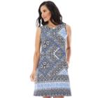 Women's Ab Studio Print Swing Dress, Size: Regular, Ovrfl Oth