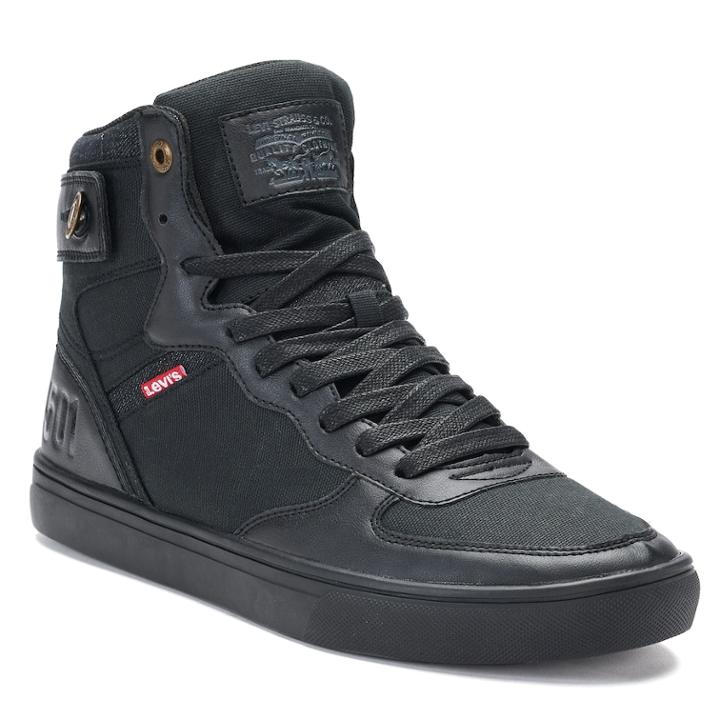 Levi's&reg; Jeffrey Hi 501 Core Men's High-top Sneakers, Size: 10.5, Black