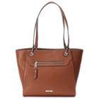 Chaps Faux-leather Mesa Tote, Women's, Dark Brown