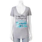 Juniors' Recycled Karma Mermaid Stuff To Do Graphic Tee, Girl's, Size: Xl, Dark Grey