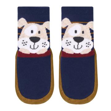 Baby Boy Jumping Beans&reg; Puppy Dog Slipper Socks, Size: 2-4, Multicolor