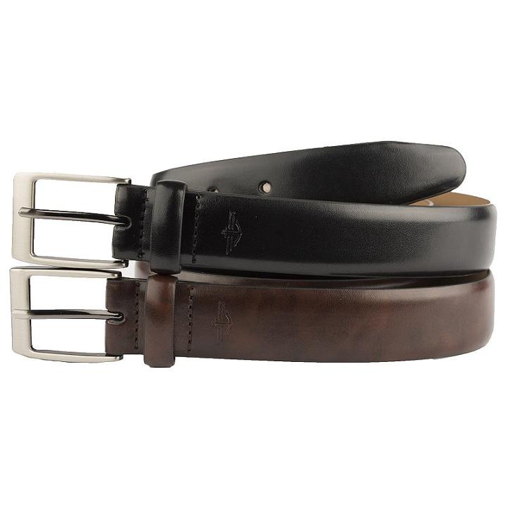 Dockers Leather Dress Belt Boxed Set - Men, Size: Large, Black