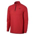 Men's Nike Breathe Quarter-zip Top, Size: Large, Light Pink