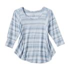 Girls 7-16 & Plus Size So&reg; Front Seams Swing Tee, Girl's, Size: 20 1/2, Blue