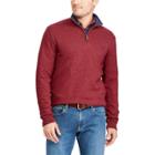 Big & Tall Chaps Regular-fit Quarter-zip Pullover, Men's, Size: L Tall, Red