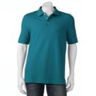 Men's Croft & Barrow&reg; True Comfort Classic-fit Pique Performance Polo, Size: Xxl, Blue (navy)