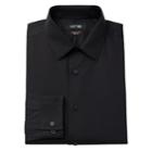 Men's Apt. 9&reg; Premier Flex Extra-slim Fit Flex Collar Dress Shirt, Size: 18-34/35, Black